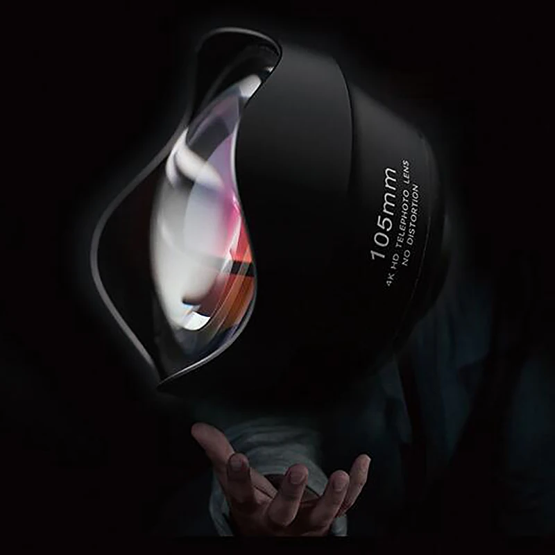 

RISE-Pholes Mobile Phone Universal External Lens 105Mm Portrait Telephoto Slr Professional Photo Photography Large Aperture for