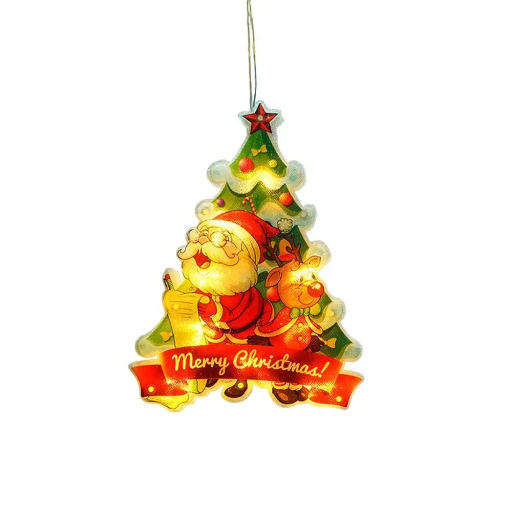 

LED Christmas Lights Christmas String Lights Christmas Window Decoration String Lights With Suction Cup PVC Decoration Light