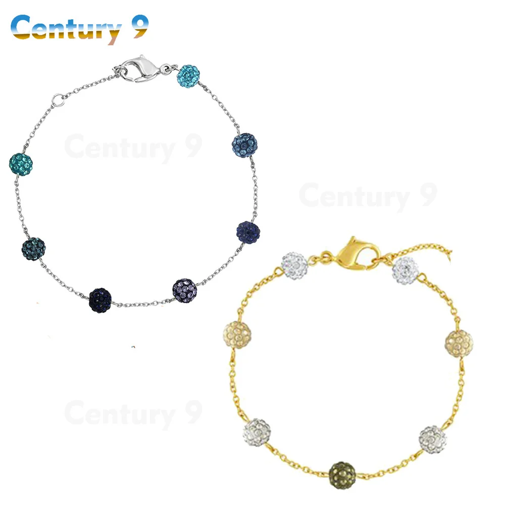 

SWA Exquisite Jewelry Bracelet Multi Color Ball Gold Bracelet Fresh Color Crystal Ball Decoration Women's Bracelet Jewelry Gift