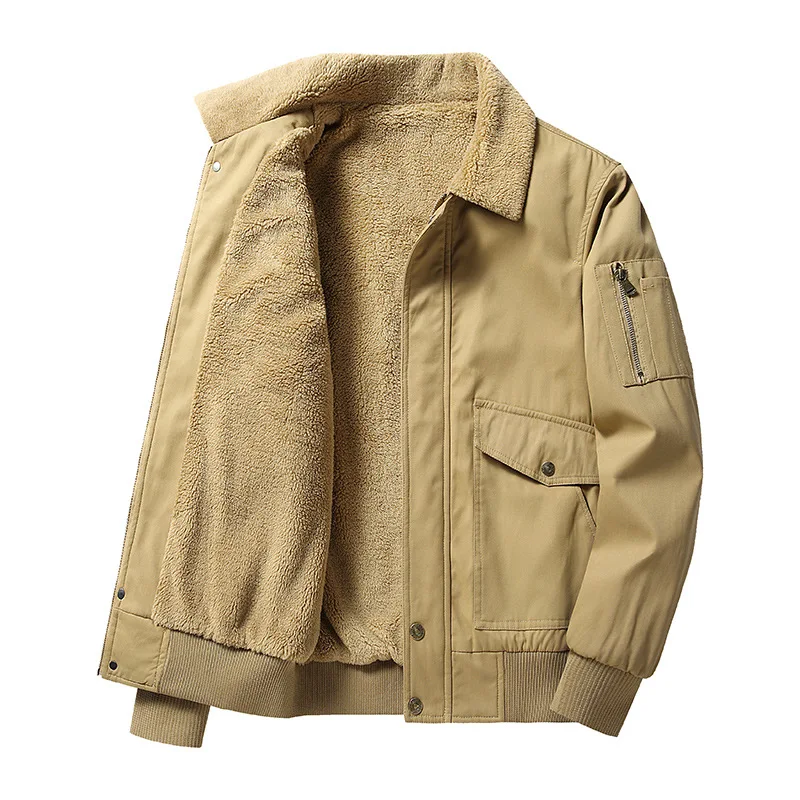 

Мужская модная зимняя теплая куртка, мужские флисовые парки, куртка, Мужская верхняя одежда, повседневная тактическая армейская Толстая ку...