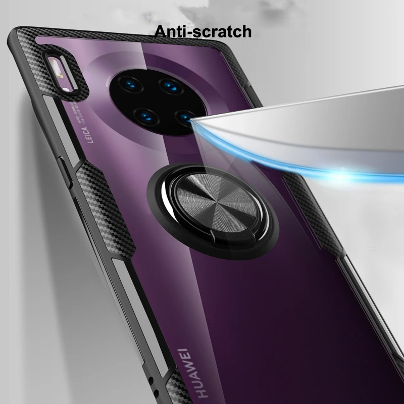 Невидимый кронштейн для Huawei Mate 30 20 Pro Lite P30 P20 Honor чехол прозрачный акриловый