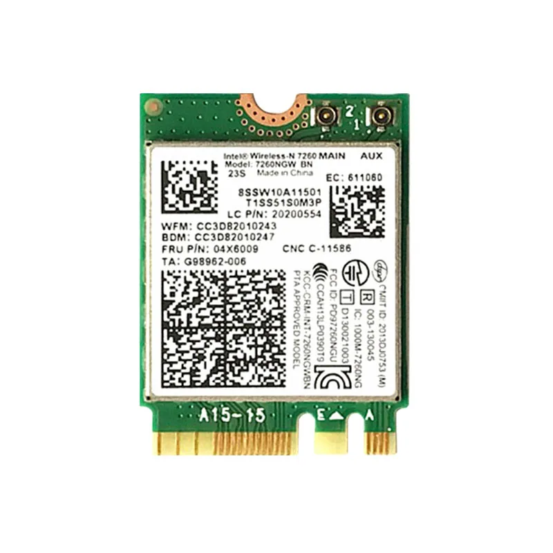 Беспроводной Wi-Fi адаптер для ноутбука Thinkpad L440 FRU 00JT456 04X6009 NGFF M2 | Компьютеры и офис