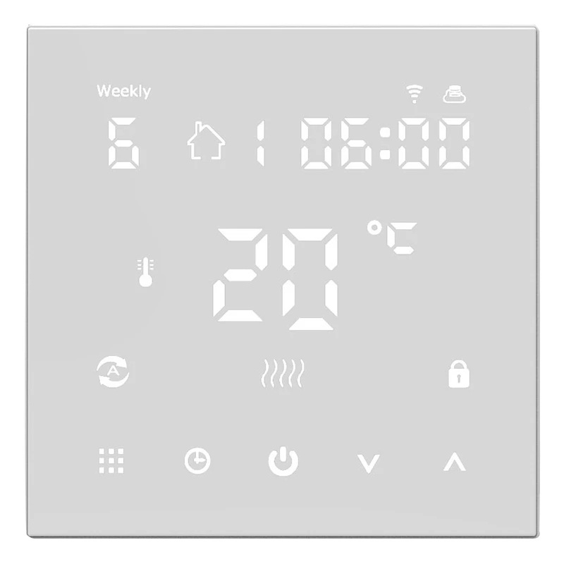 

WiFi умный термостат Температура контроллер Электрический пол Система нагрева термостата цифровой напольного электрическое отопление Smart