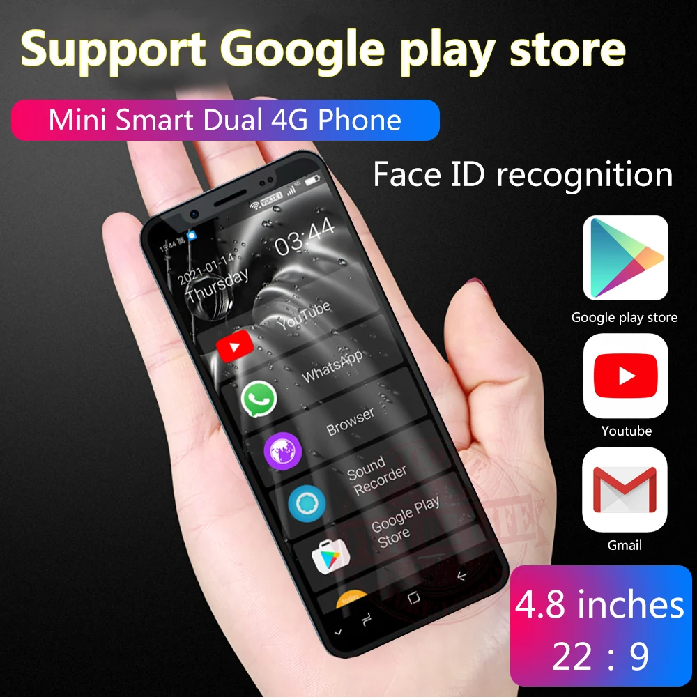 Anica K TOUCH I9 3g + 32G самый маленький мини двойной 4G Ультра тонкий 3 5 экран лицо ID две sim