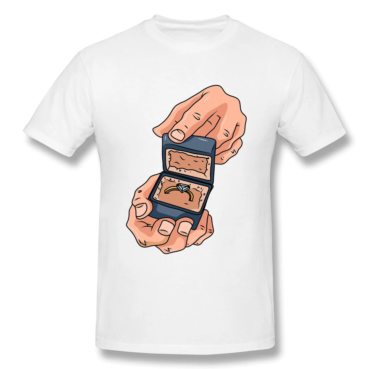 

Proposal for Men Women - Fiance Fiancee Engagement T Shirt Man