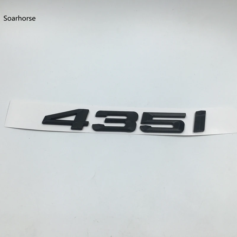 Soarhorse Черный ABS 420i 428i 430i 440i 435i 450i 480i буквы значок наклейка для BMW 4 серии F32 F33