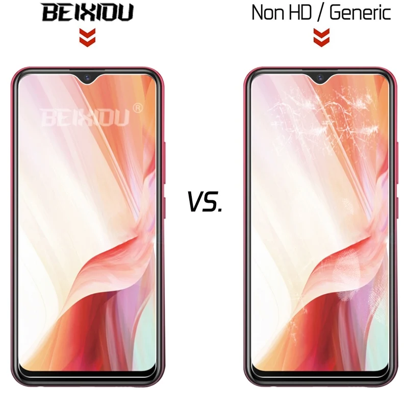2 шт Полное закаленное стекло для vivo Y11 2019 защита экрана 2.5D 9h защитная