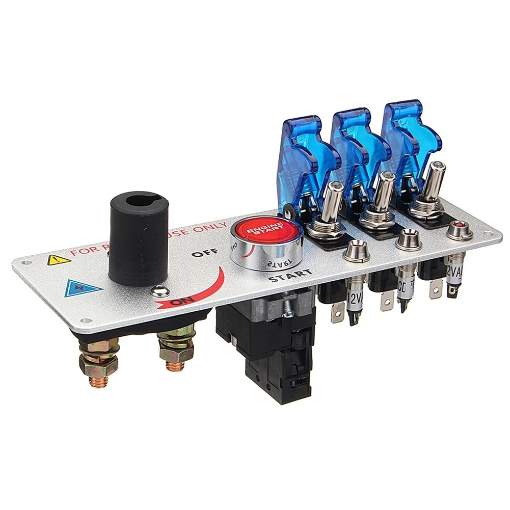 Car Switch 12V Auto LED Racing Ignition Engine Start On/Off Push Toggle Panel | Автомобили и мотоциклы