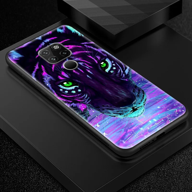 H107 Чехол из закаленного стекла для huawei Enjoy 9s Honor 7A Pro 7C 7X 8A 8X9 10 Lite Magic 2 Play mate 20 Pro Nova2 3 4 Design Animal Capa - Цвет: H107