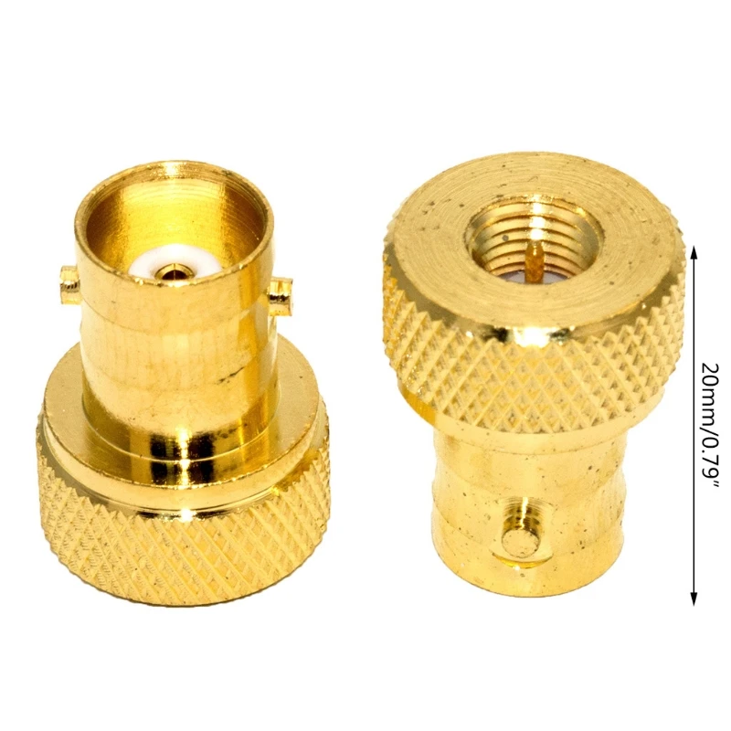 

2pcs RF coaxial coax adapter SMA male to BNC female goldplated