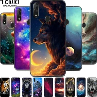 For Umidigi A3S Case Silicone Soft Wolf Lion Phone Cover for Umidigi Pro Pro Case Black TPU Bumper for Umidigi