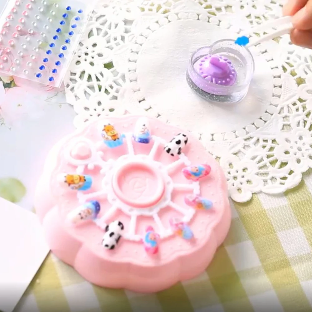 Детские Младенцы DIY 3D детский дизайн ногтей Красота принцесса девочка игрушка