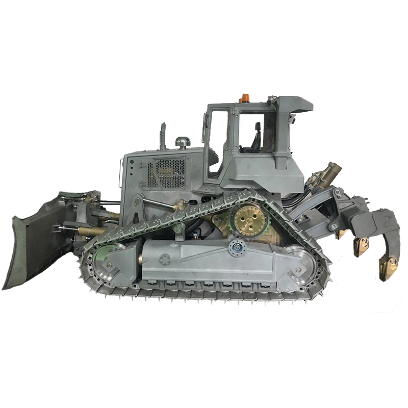 Verkauf 1/14 Aoue-DT60 Crawler Hydraulische Bulldozer Volle Metall Loader Engineering Gabelstapler Modell Buchung