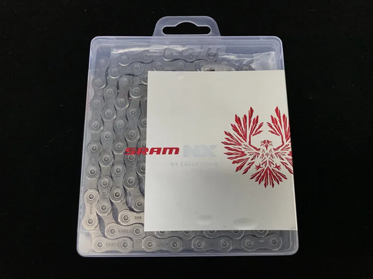 with box 126L SRAM NX EAGLE 12 speed 1x12 MTB велосипедные цепи 126 звенья с блокировкой мощности - Цвет: with box 126L