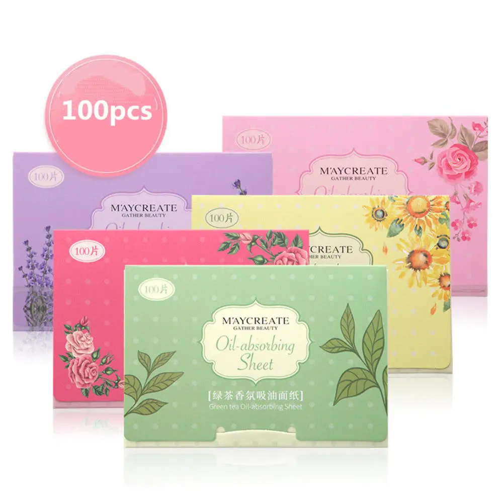 100 шт. корейские ароматные салфетки бумага для поглощения масел премиум удобные