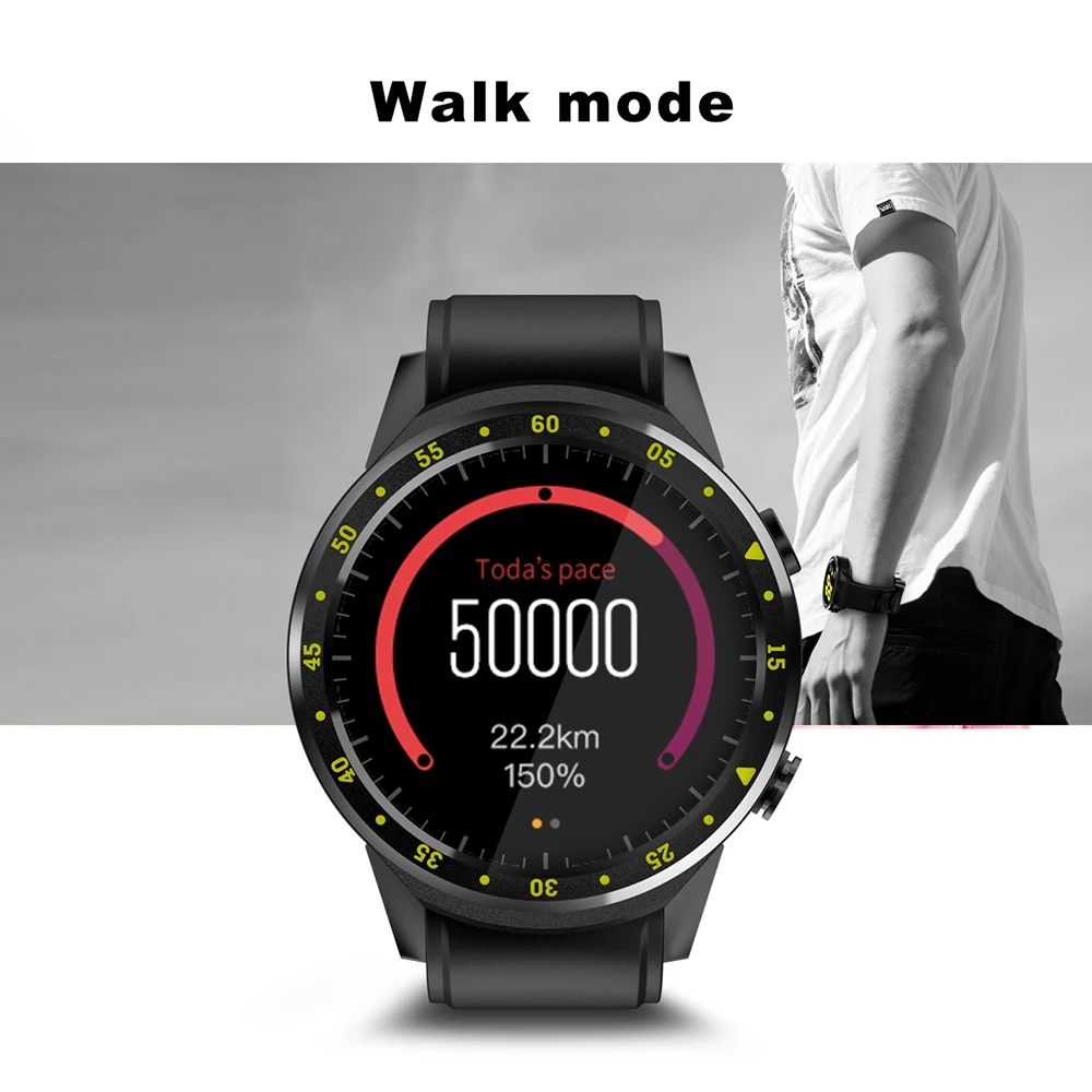 F1 Sports Smart Watch GPS Smart Watch Phone 1.3 Inch MTK2503 Dual Beidou Position Location Camera Heart Rate / Sleep Monitor
