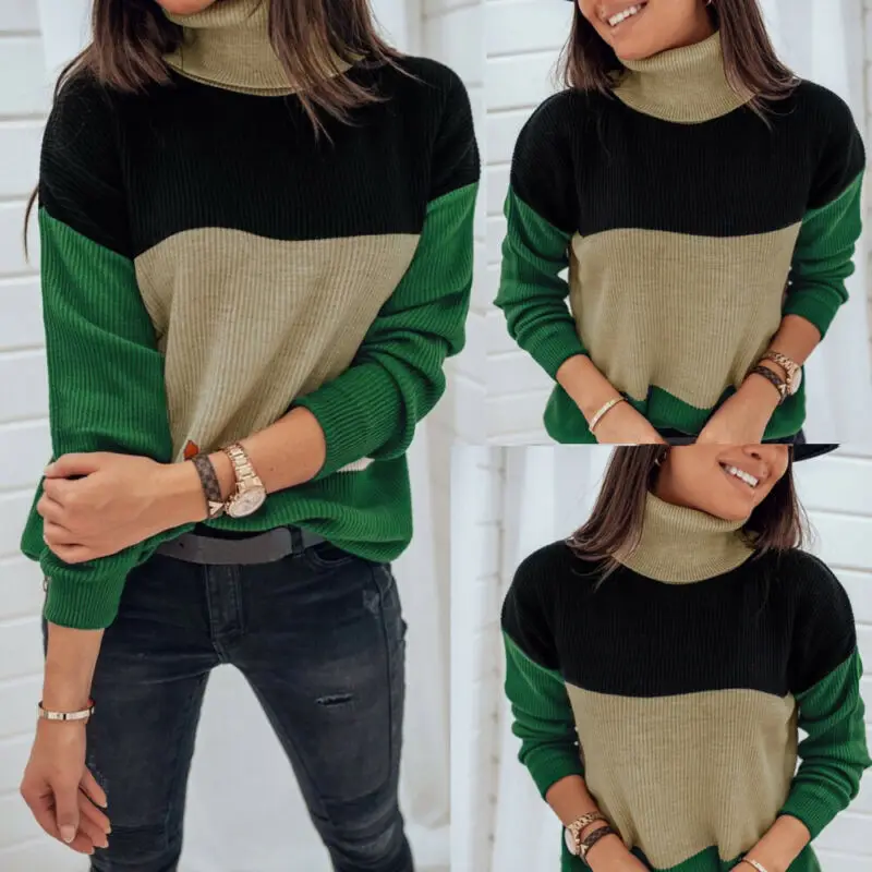 

Women's Long Sleeve Knitted Sweater Jumper Cardigan Knitwear Winter Outwear Tops