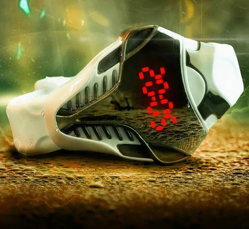 Часы детские электронные спортивные с силиконовым ремешком светодиодные модные