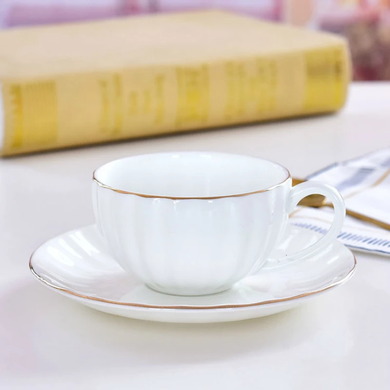 Пномпень Тыква кофейная чашка блюдца европейская керамика для офиса отдыха