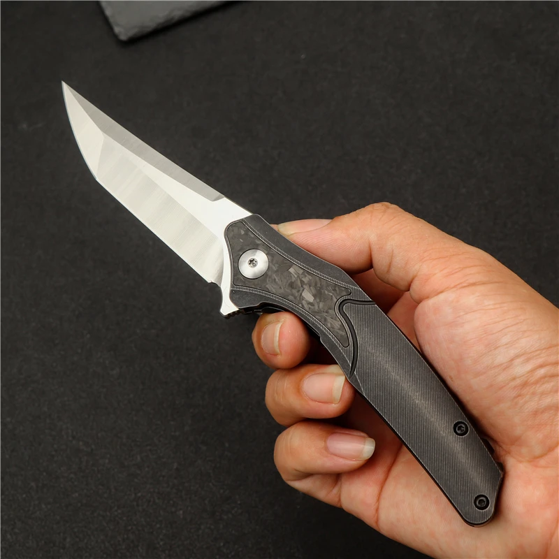 Складной нож M390 из порошковой стали острый охотничий Клинок с рукояткой