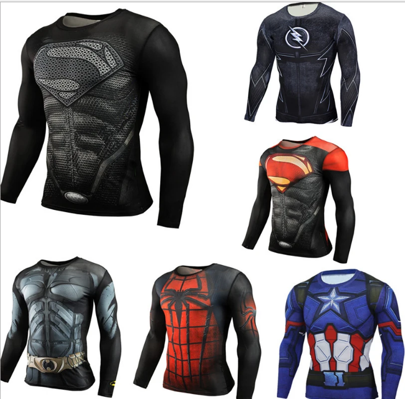 Мстители косплей костюм супергероя плотная футболка с длинными рукавами костюмы