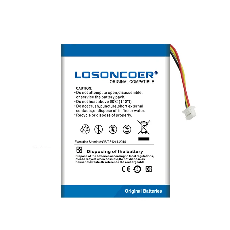 LOSONCOER топ бренд 100% Новинка 1400 мАч аккумулятор AHB413645PCT Беспроводная Bluetooth гарнитура