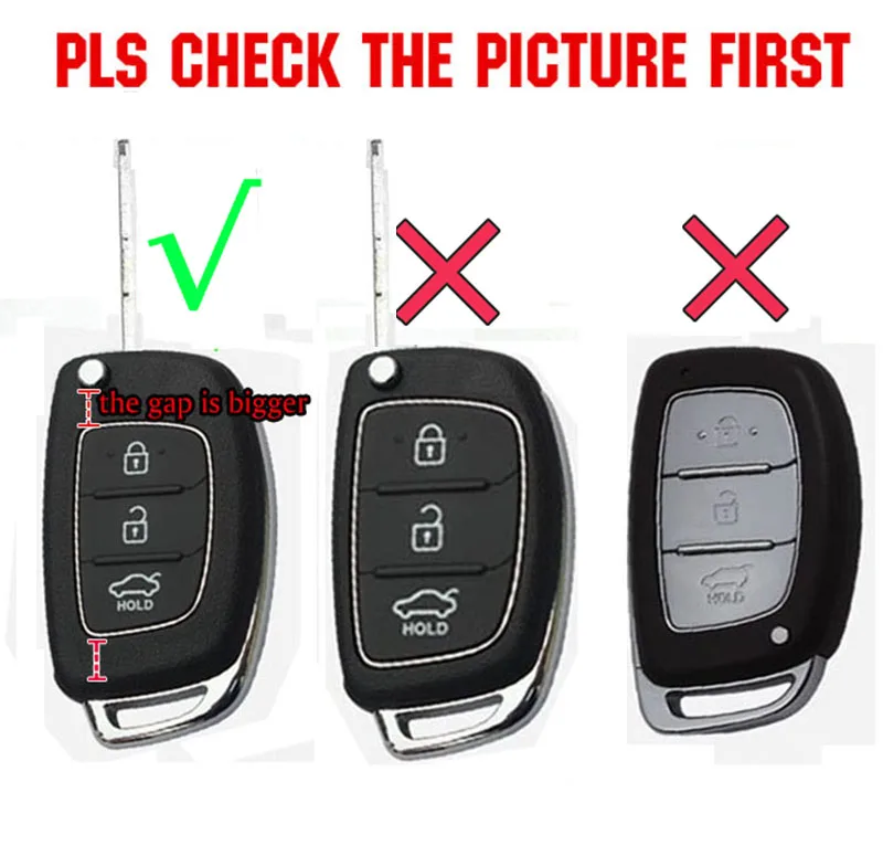 3 кнопки для Hyundai Creta I10 I20 Tucson Elantra Santa Fe 2016 2017 2018 силиконовый Автомобильный