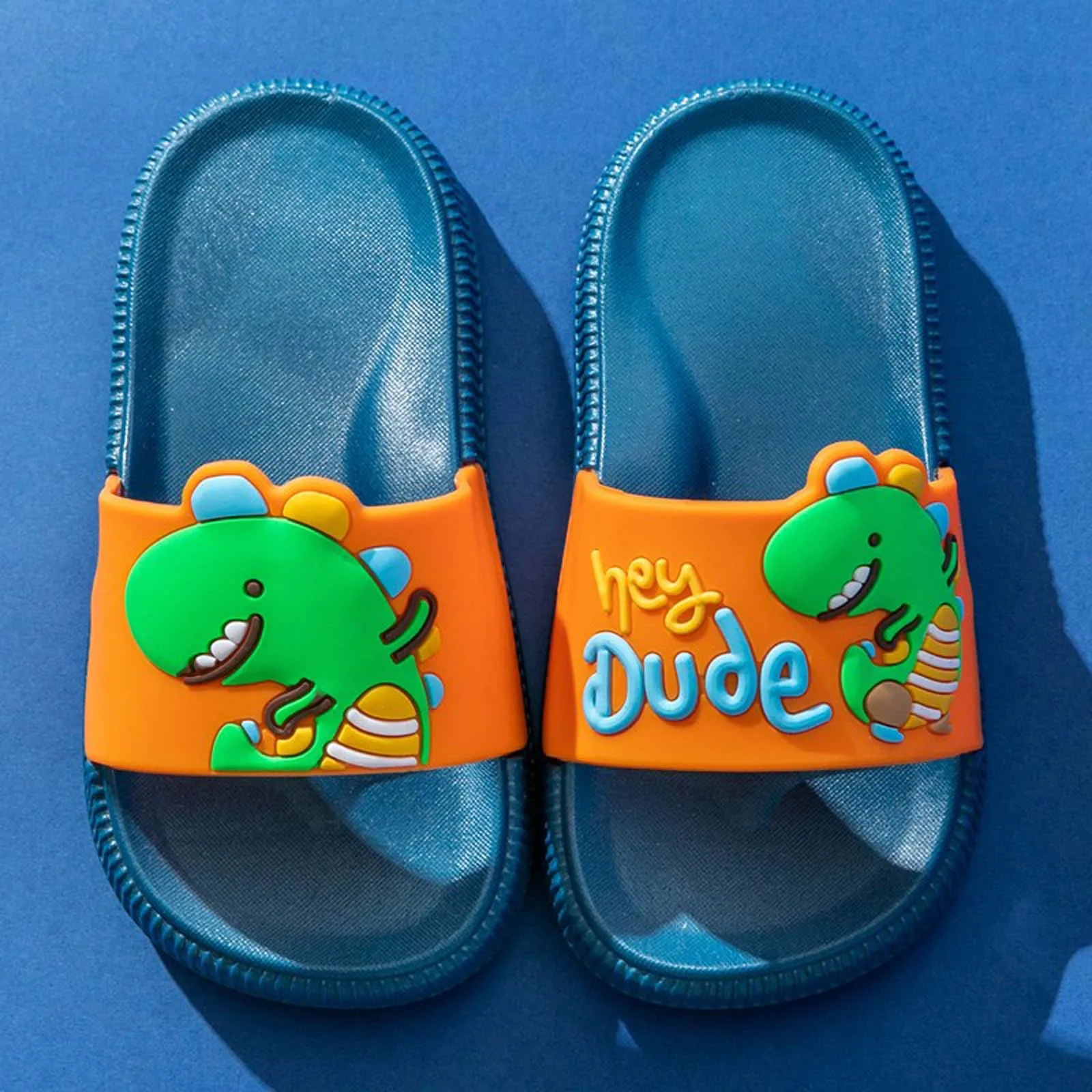 

New Fashion Kids Slippers Cartoon Dinosaur Boys Girls Non-slip Home Bathing Beach Sandals Slippers Shoes Summer Boys Girls Shoes