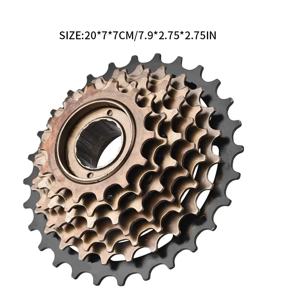 

Cycling Speed Cassette Bike Freewheel Sprocket Teeth 7 Speed Spinning Gear Replacement Bike Freeewheel Fits 7-Speed 520g