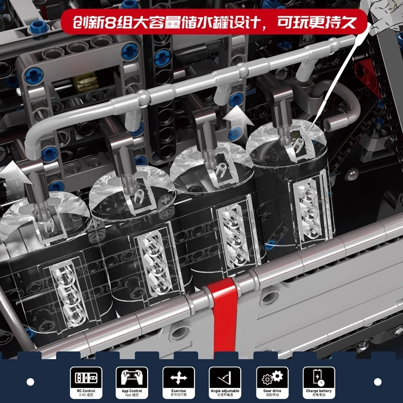 MOULD KING 19004 строительные игрушки для детей Фототехника аэропорт Аварийный