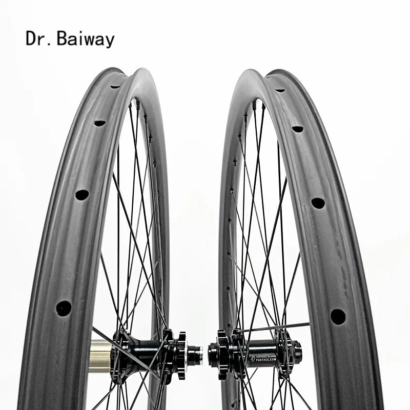 29er mtb Велосипедное колесо XC углеродное 30*22 мм ассиметричное бескамерное FASTace DA206
