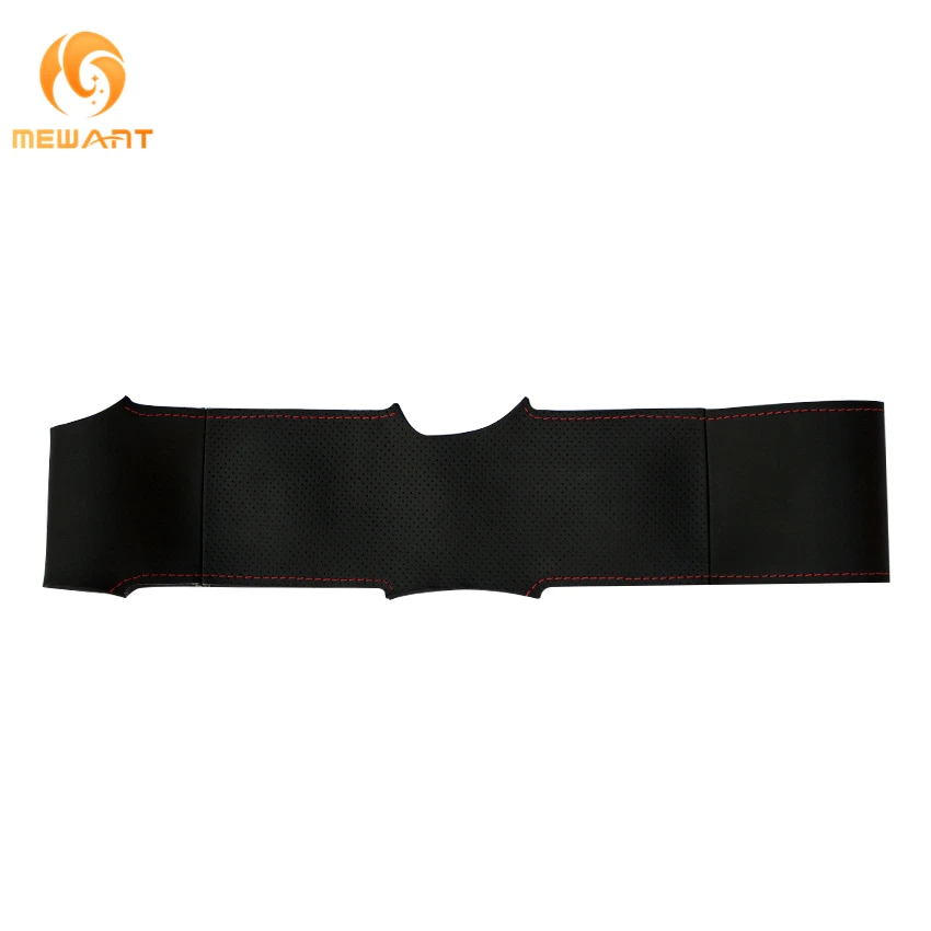 Чехол рулевого колеса автомобиля MEWANT из черной искусственной кожи для Chevrolet Niva 2009