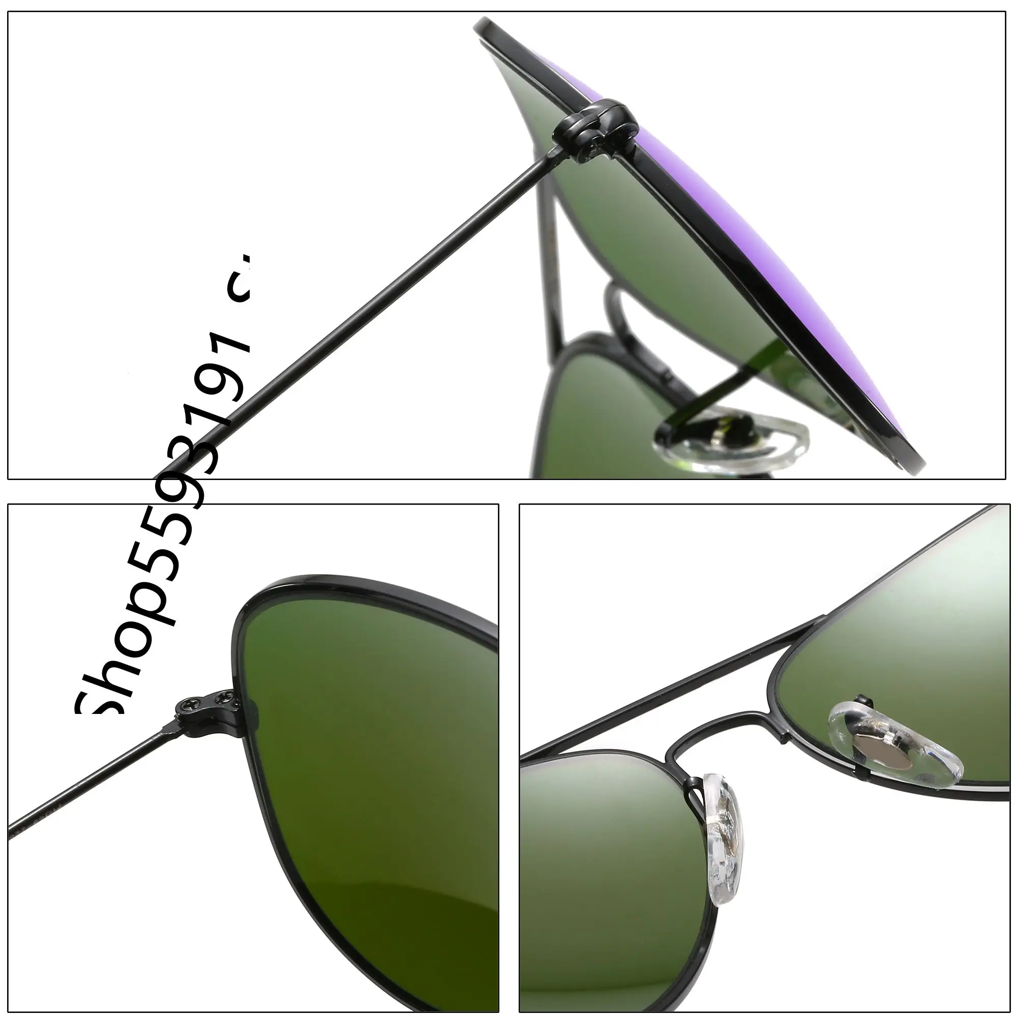 

Width-144 Classic Designer Polarized Sunglasses Men's Colorful Film Glasses Fashionable Big Face Women Frog Mirror Female 3026