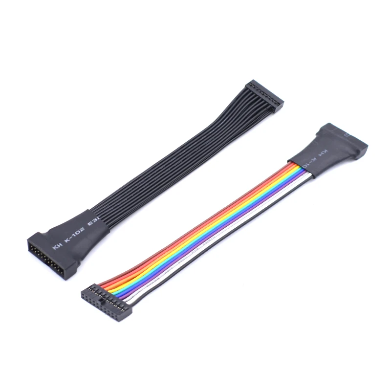 10 шт./лот материнская плата 12 см USB3.0 20Pin мама к USB 3 0 20 контактный кабель
