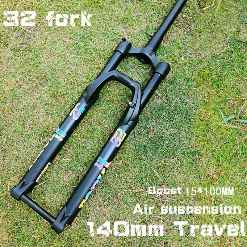 

ELYON MTB Bicycle Air Supension Fork 27.5/29ich Shoulder/Wire Control Tapered Tube Rockshox Suntour Dampener 32RL Boost 100*15MM