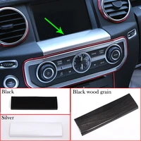 car navigation gps screen below panel decorative cover trim abs chrome for land rover discovery 4 interior sticker accessories