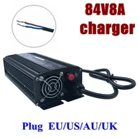 84v 8a lithium battery smart charger for 72v 20s li ion 672 watts hig bicycle electric motorcycle battery charger