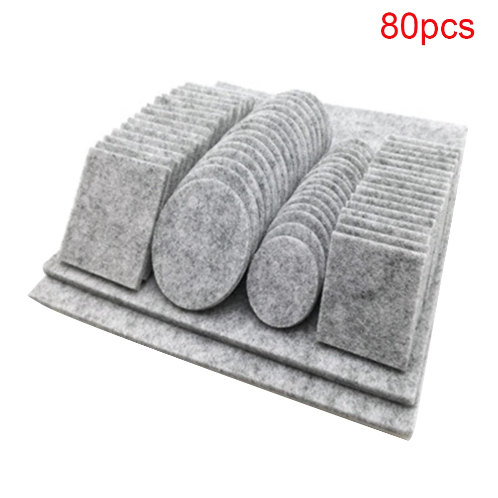 

Floor Self Adhesive Protective Easy Install Felt Pad Table Furniture Legs Multi Function Hotel Non Slip Home Anti Scratch Chair