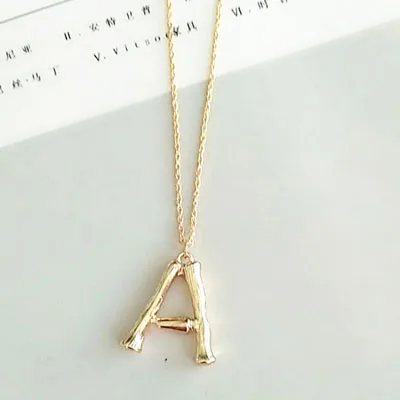 26 буквенная вешалка ketting gouden hamer metaal A-Z eerste minimalistische mode вешалка Twist ketting sieraden