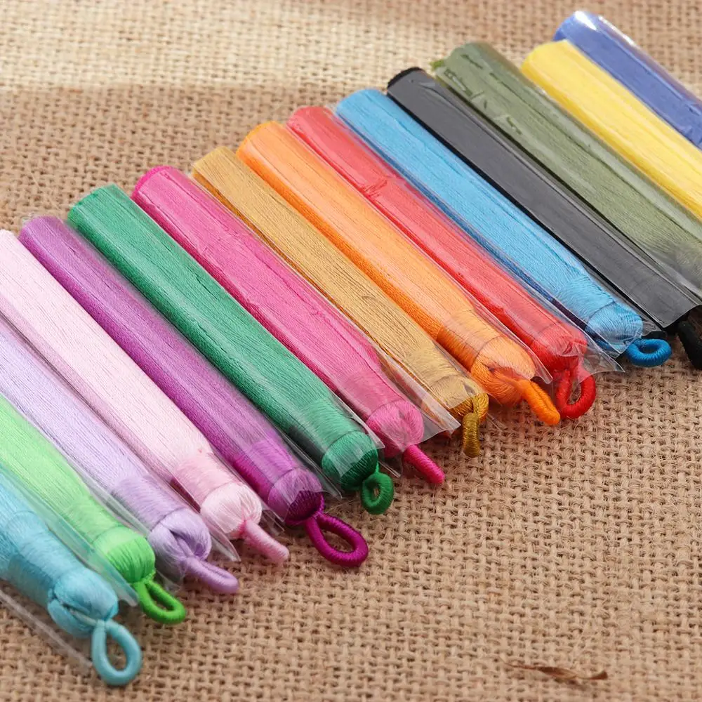 Кисти из хлопка и шелка для сережек 10 шт. 8 9 см|Ювелирная фурнитура компоненты| |