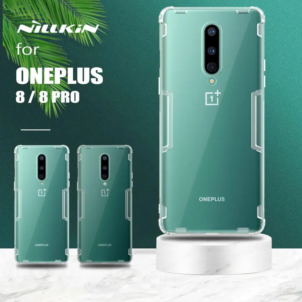 Для Oneplus 8 Pro чехол Nillkin ТПУ искусственный Чехол мягкий прозрачный силиконовый