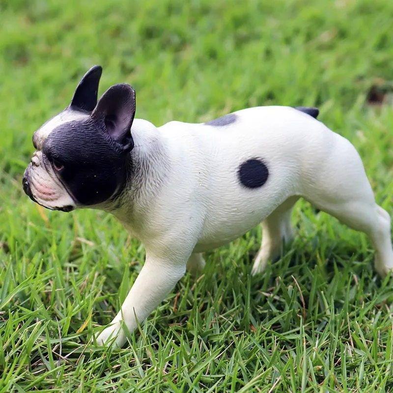 

10*3*7CM Children Gift Solid Static Simulation Animal World Dog Model Bulldog Pet Dog Toy Decoration