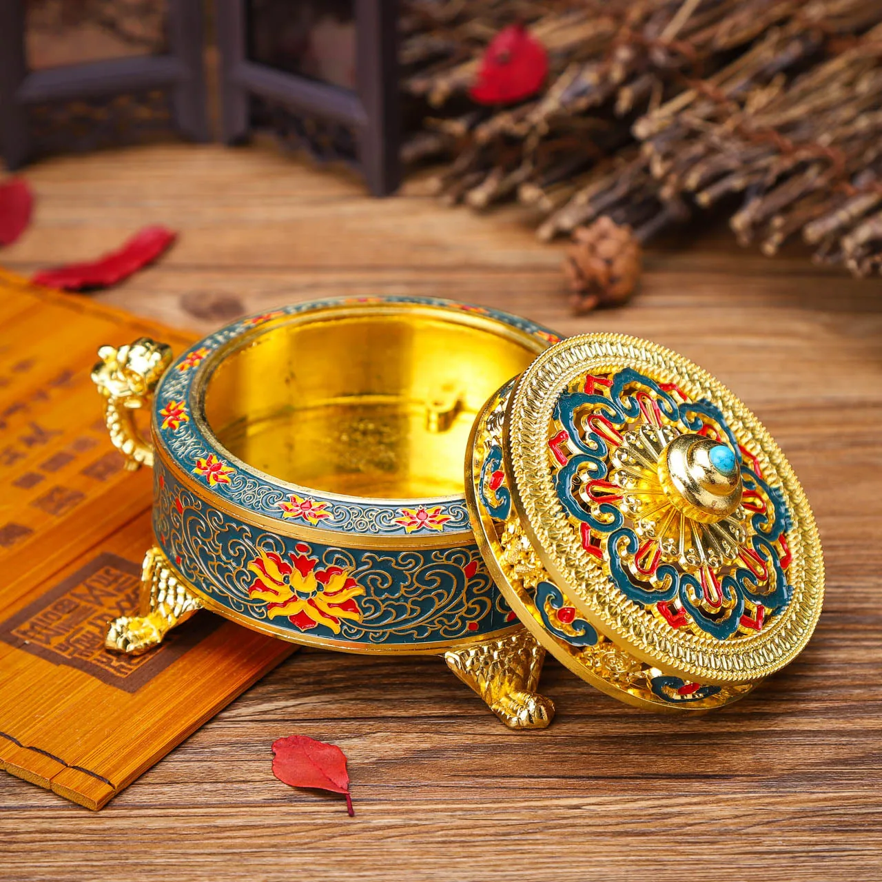 Ароматическая горелка из сплава медитация принадлежности для комнаты украшение