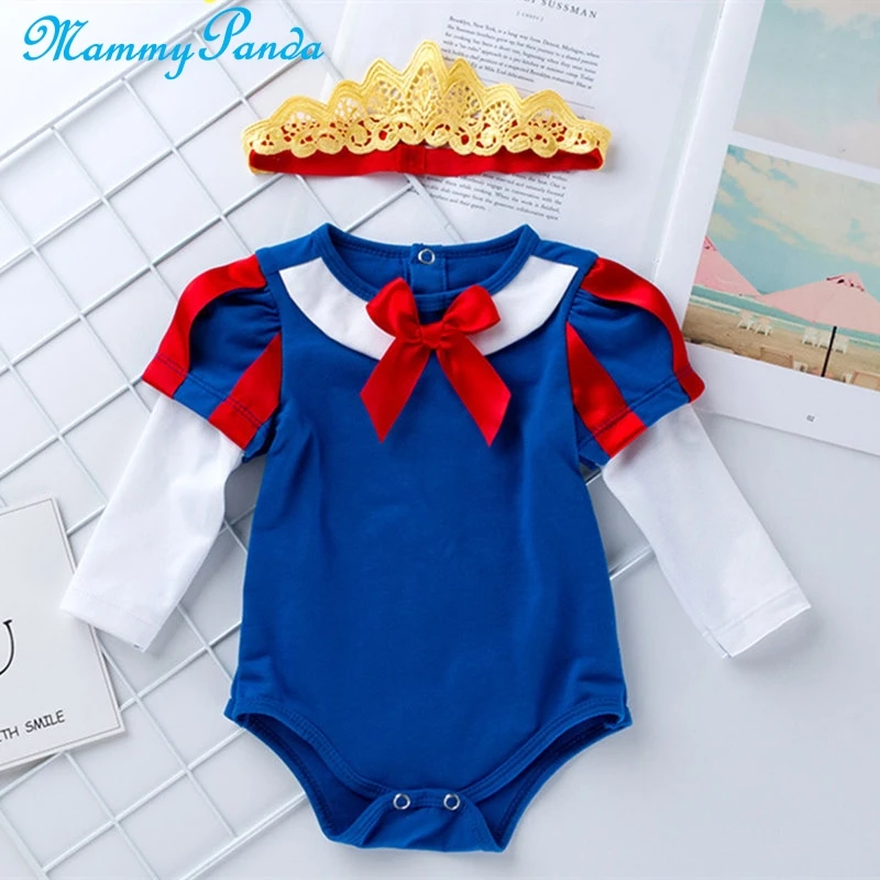 Боди для новорожденных девочек боди одежда снежной принцессы комбинезон