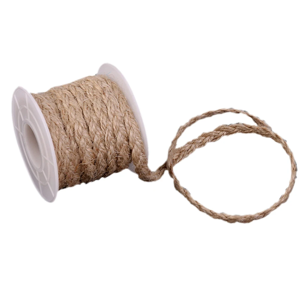 

Burlap Hessian Woven Ribbon Rope Cord String Wedding Gift Bow Wrapping