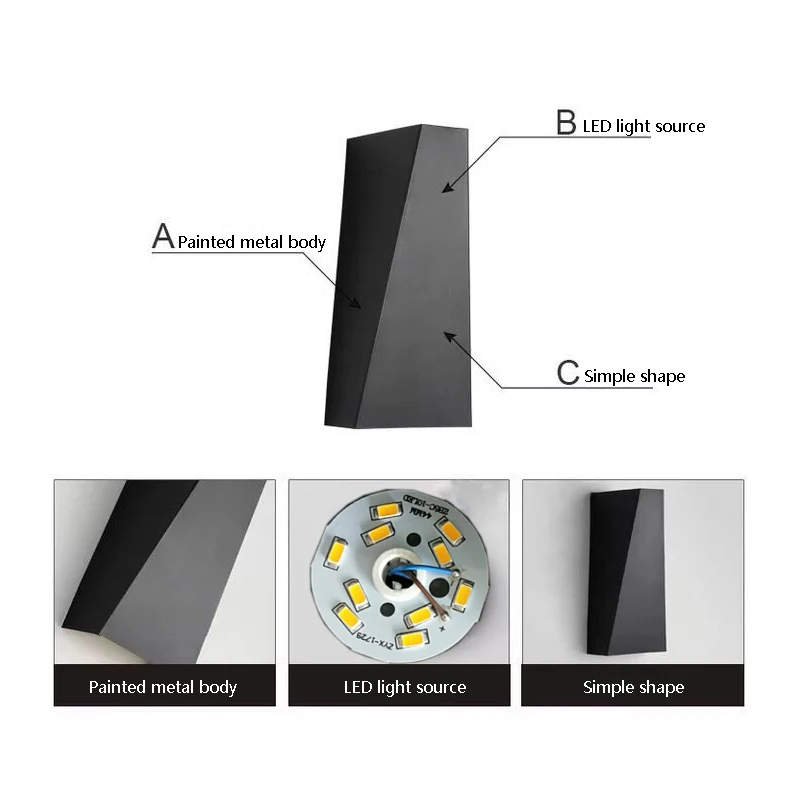 Современная настенная лампа креативные СВЕТОДИОДНЫЕ светильники на стену