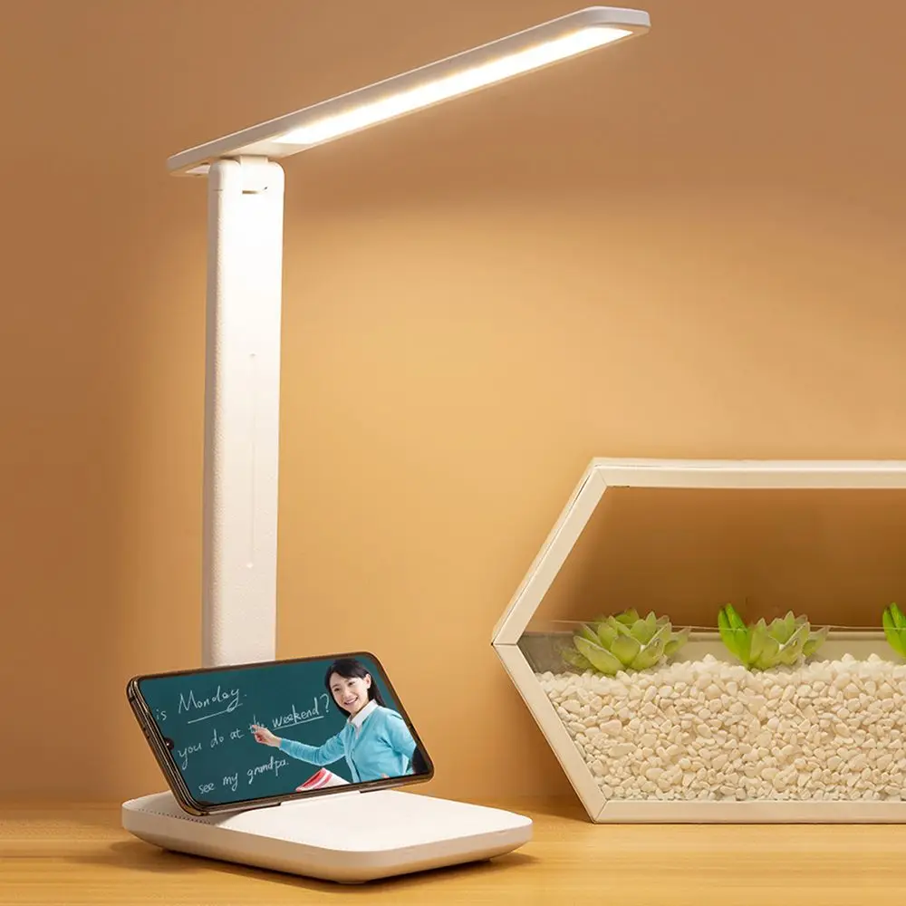 Портативная Регулируемая 3-уровневая настольная лампа сенсорные настольные