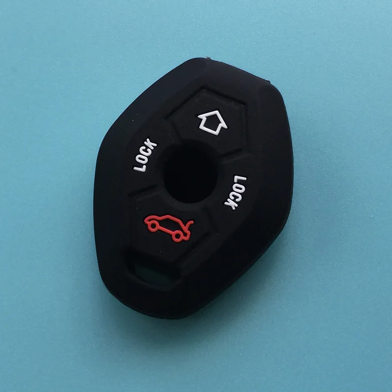 

ZAD силиконовый чехол для ключей от машины крышка корпус автомобильный Стайлинг подстаканник Набор для BMW X3 X5 Z3 Z4 3 5 7 серии E38 E39 E46 E83 1998-2005 брелок