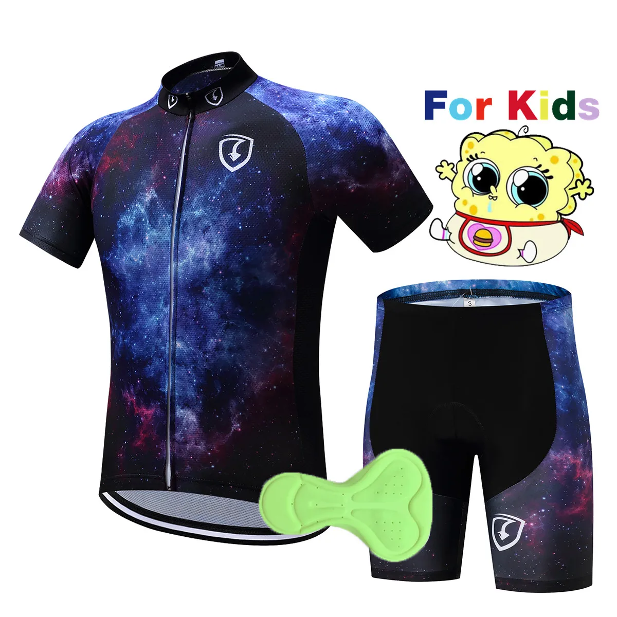 2020 детские летние дышащие быстросохнущие комплекты из Джерси для велоспорта