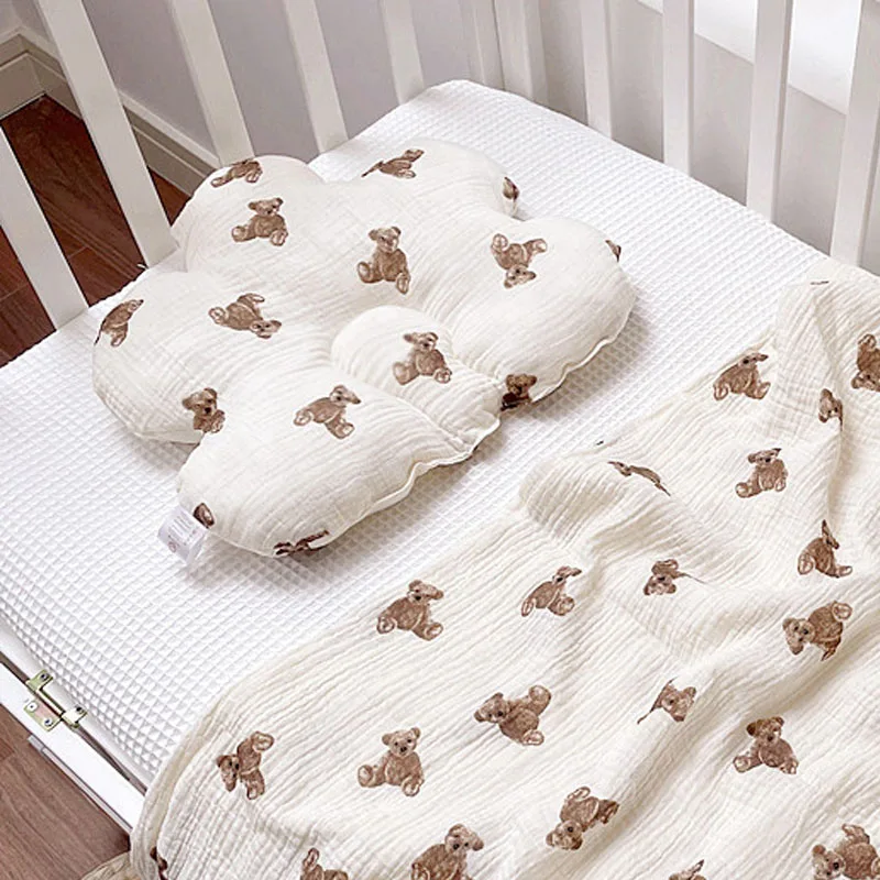 Подушка с рисунком медведя из мультфильма для кормления детей | Мать и ребенок